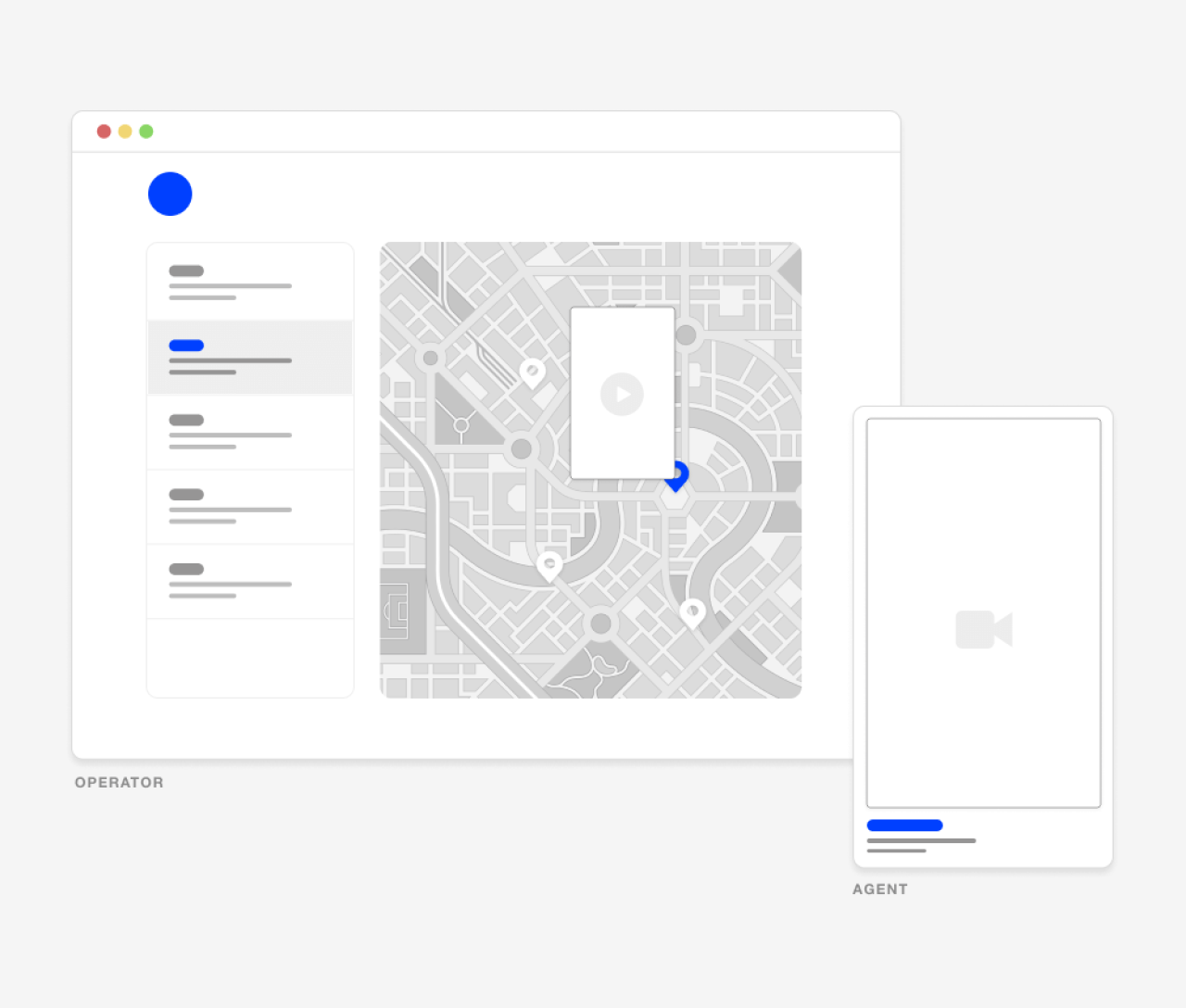 Navigational tracking display.